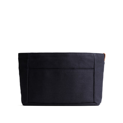 Black*Zipper*Small | Small canvas bag insert for organization