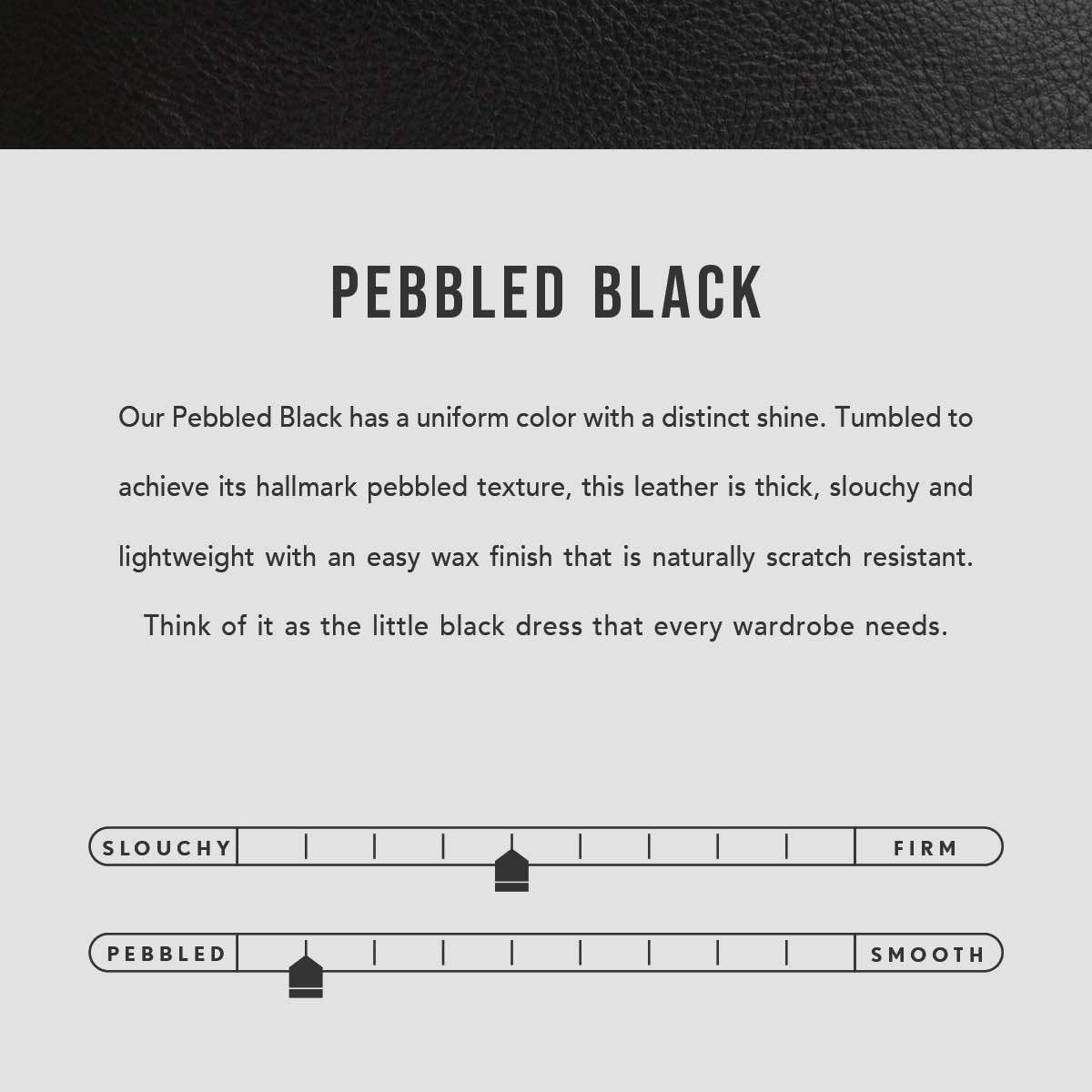 All Color: Pebbled-black | infographic