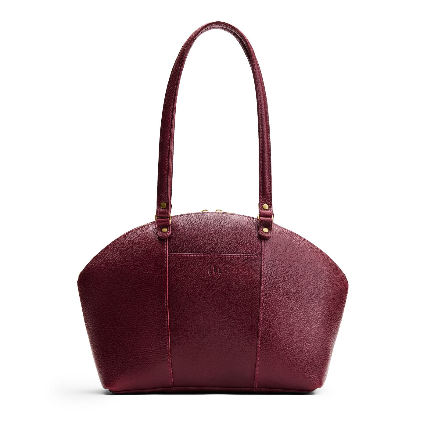 Cabernet*Large | A half circle crossbody bag with handles and removable crossbody strap