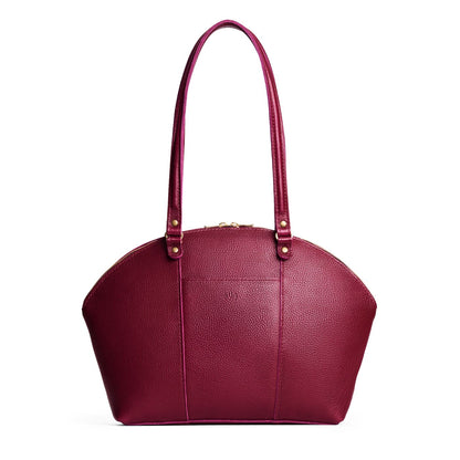 Orchid*Large | A half circle crossbody bag with handles and removable crossbody strap