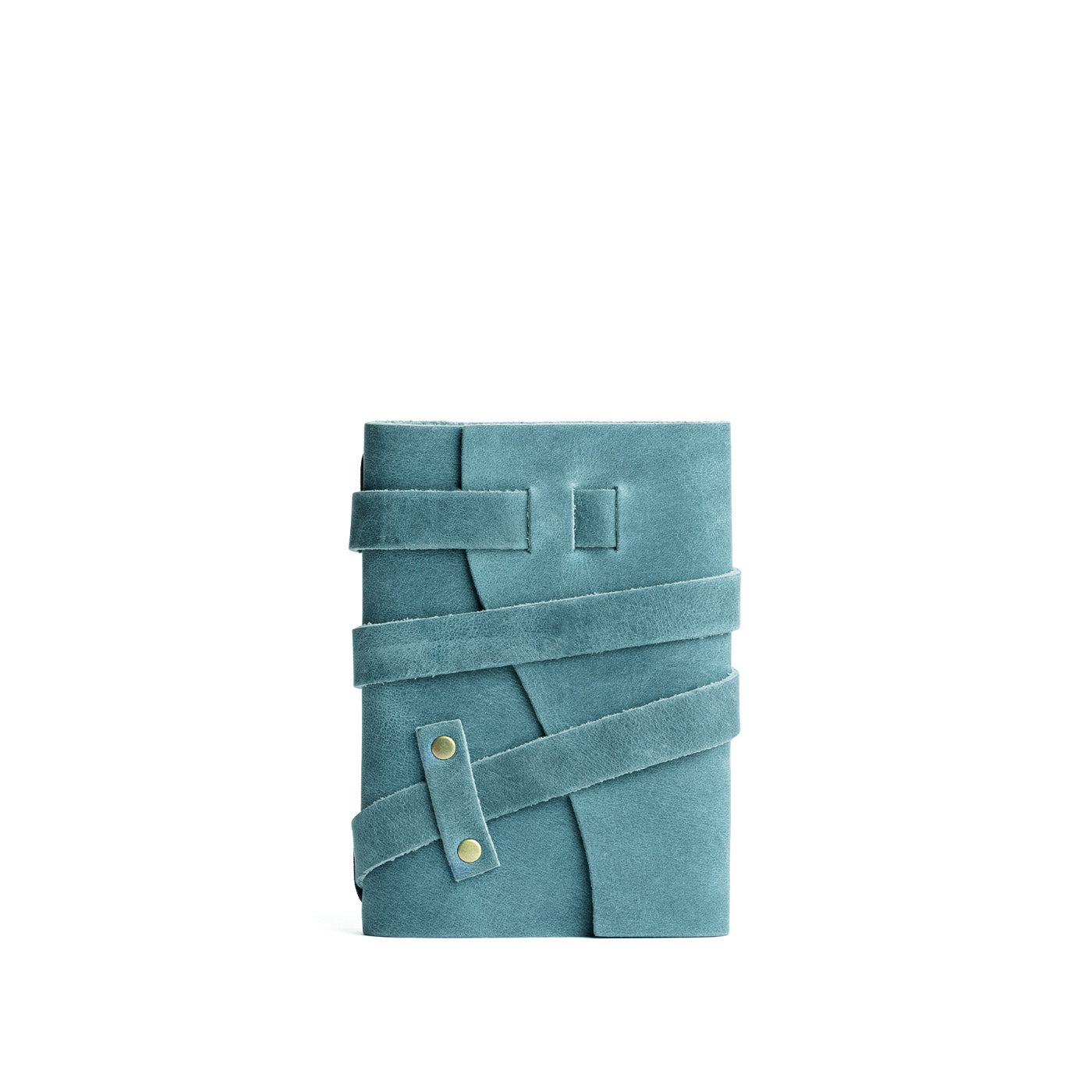 Aqua*Small | Wrap Journal closed