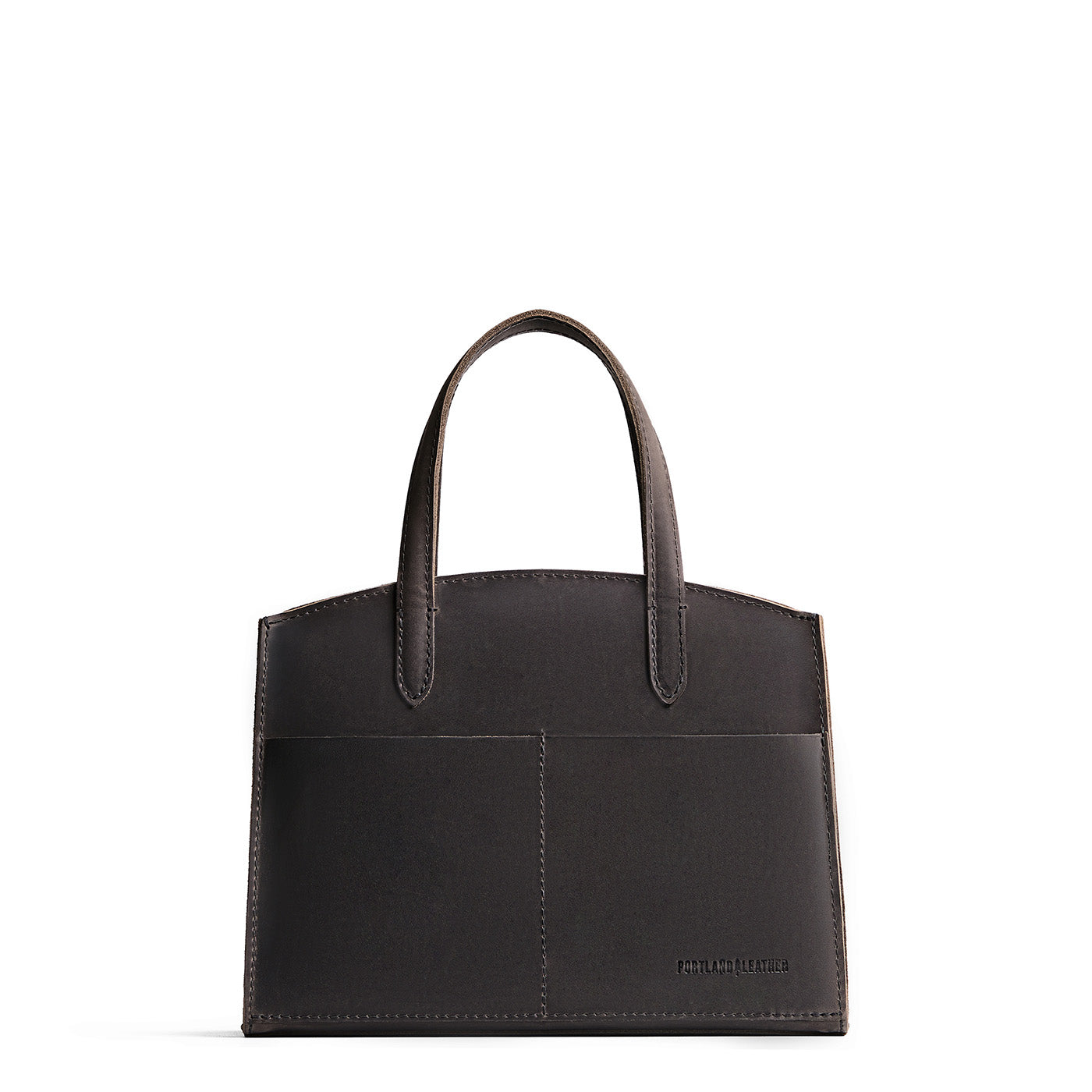 Full Moon*Medium | Leather tote bag with handles, adjustable crossbody strap, zipper top, and two back pockets
