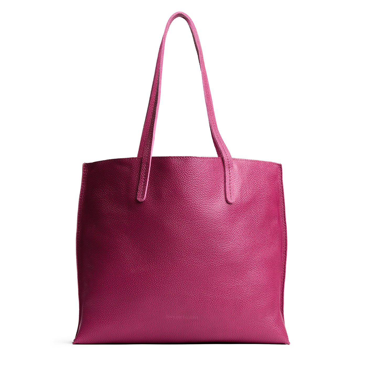 Cosmo*Large | Leather tote bag with interior snap key loop