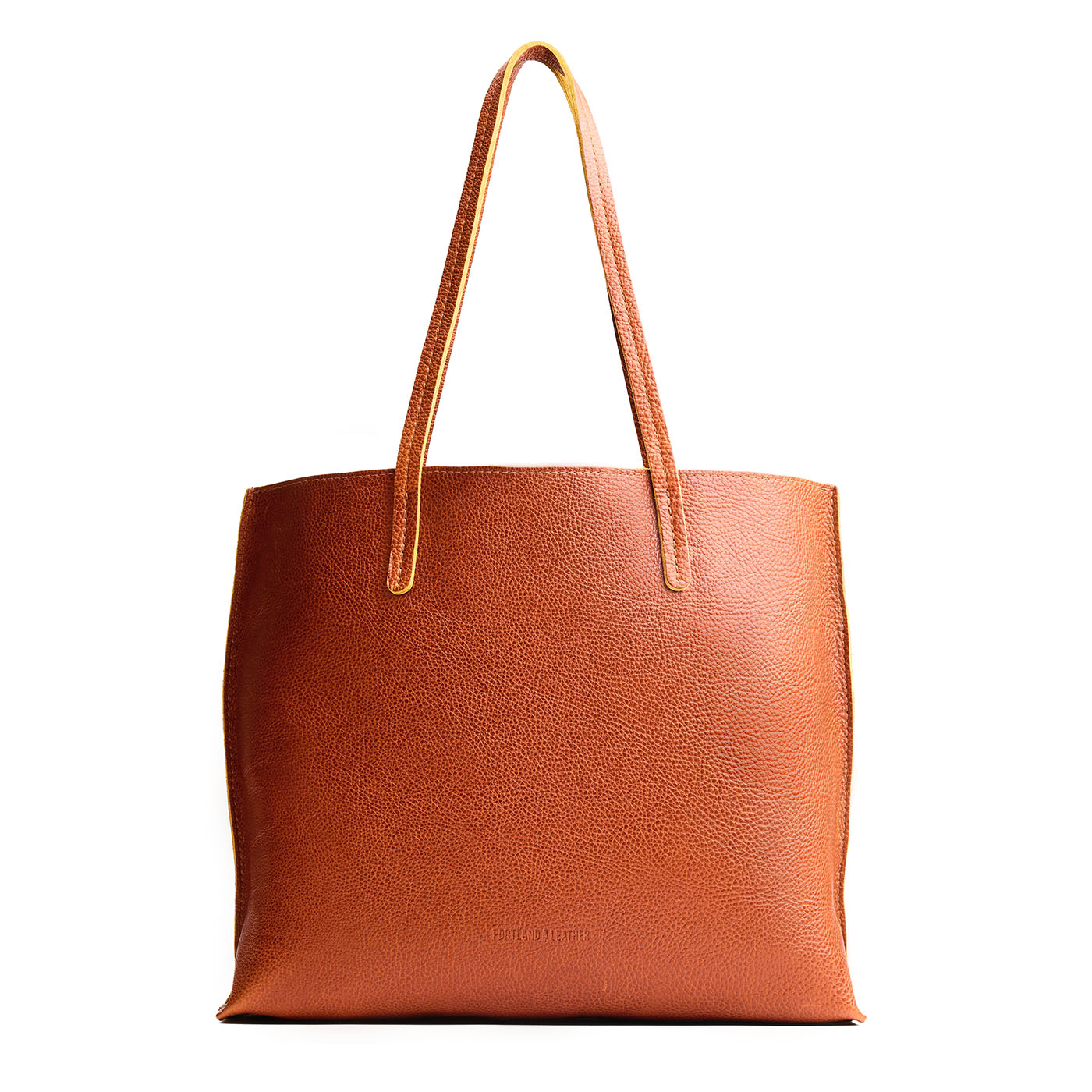 Sienna*Large | Leather tote bag with interior snap key loop