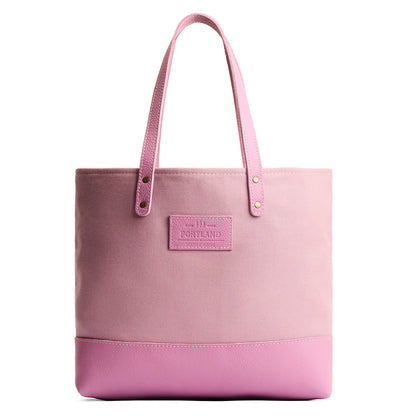 Pixie Dust | Canvas tote with leather base and handles