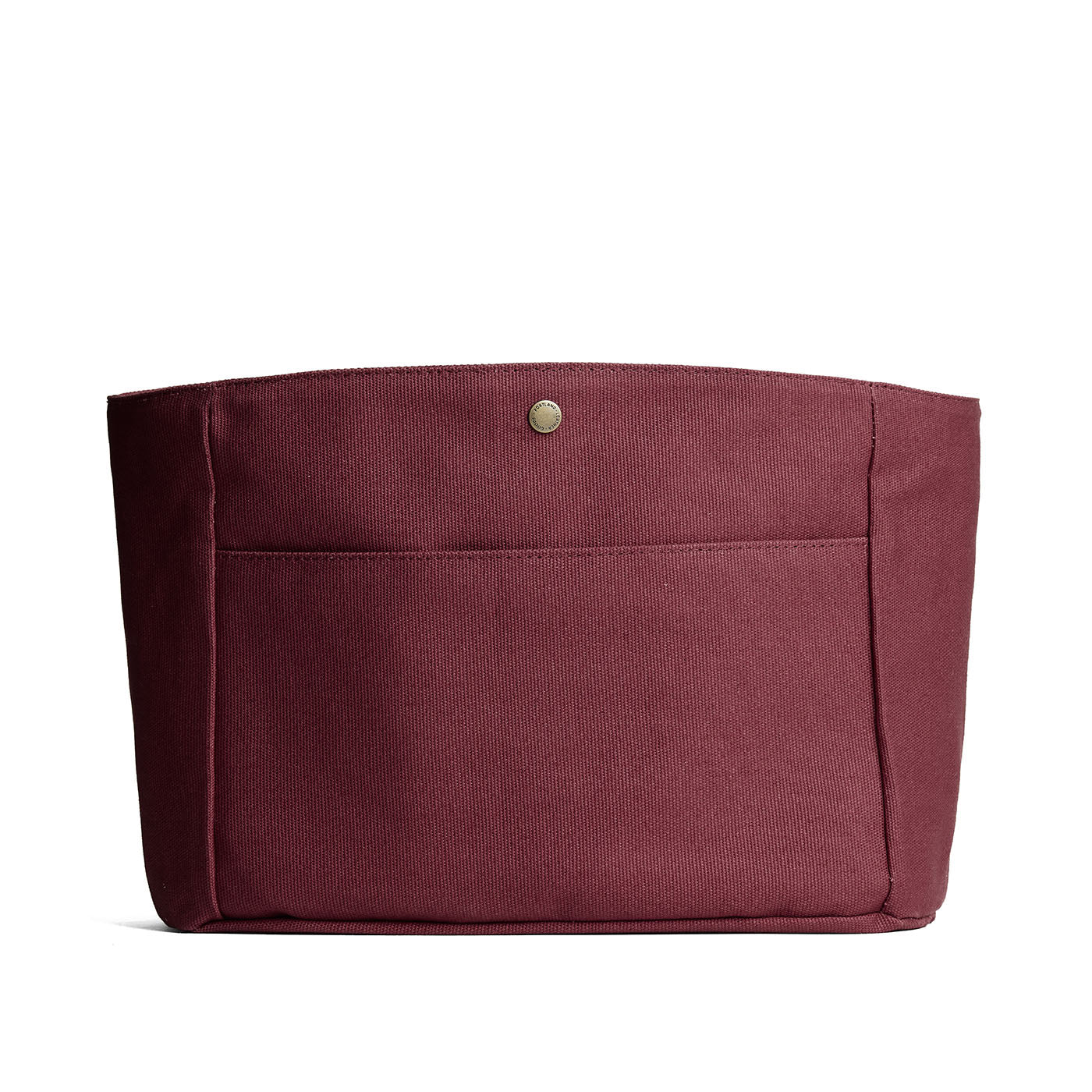 Maroon*Classic*Large | Large canvas bag insert for organization