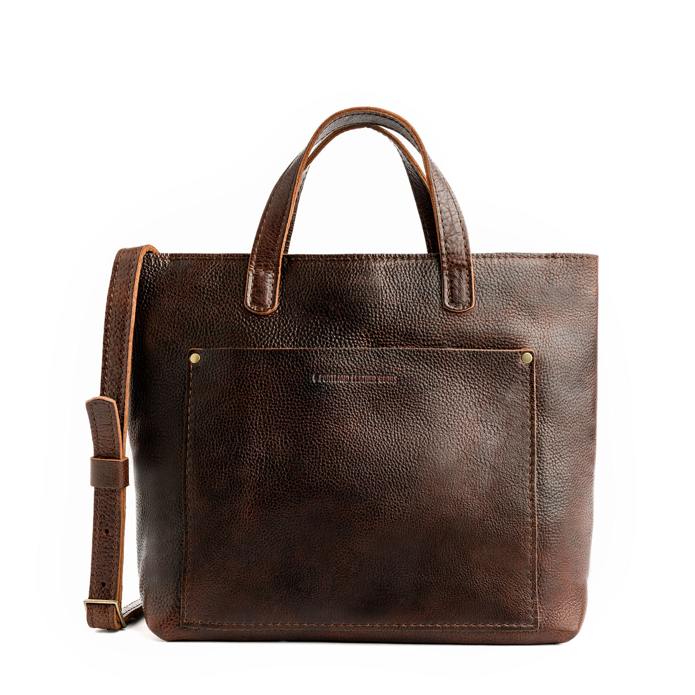 Coldbrew*Zipper | Midsize crossbody tote with handles and a pocket