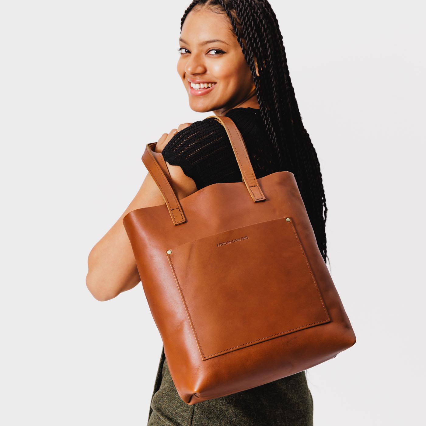 Honey| Medium Tote with dual shoulder straps and crossbody strap
