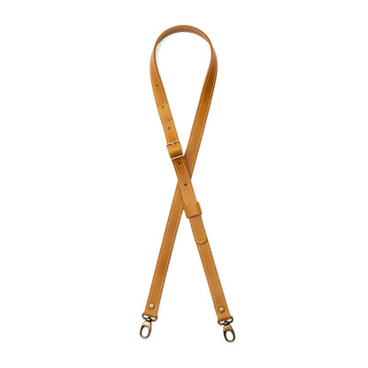 Mango | leather crossbody strap