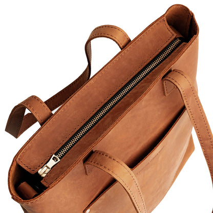 Dakota*Zipper | Medium Tote with dual shoulder straps and crossbody strap