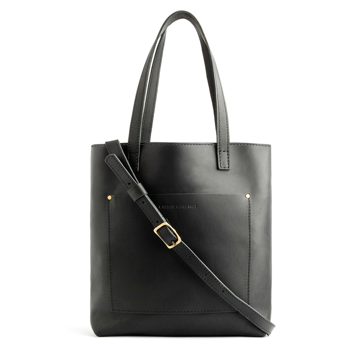 Black*Zipper | Medium Tote with dual shoulder straps and crossbody strap