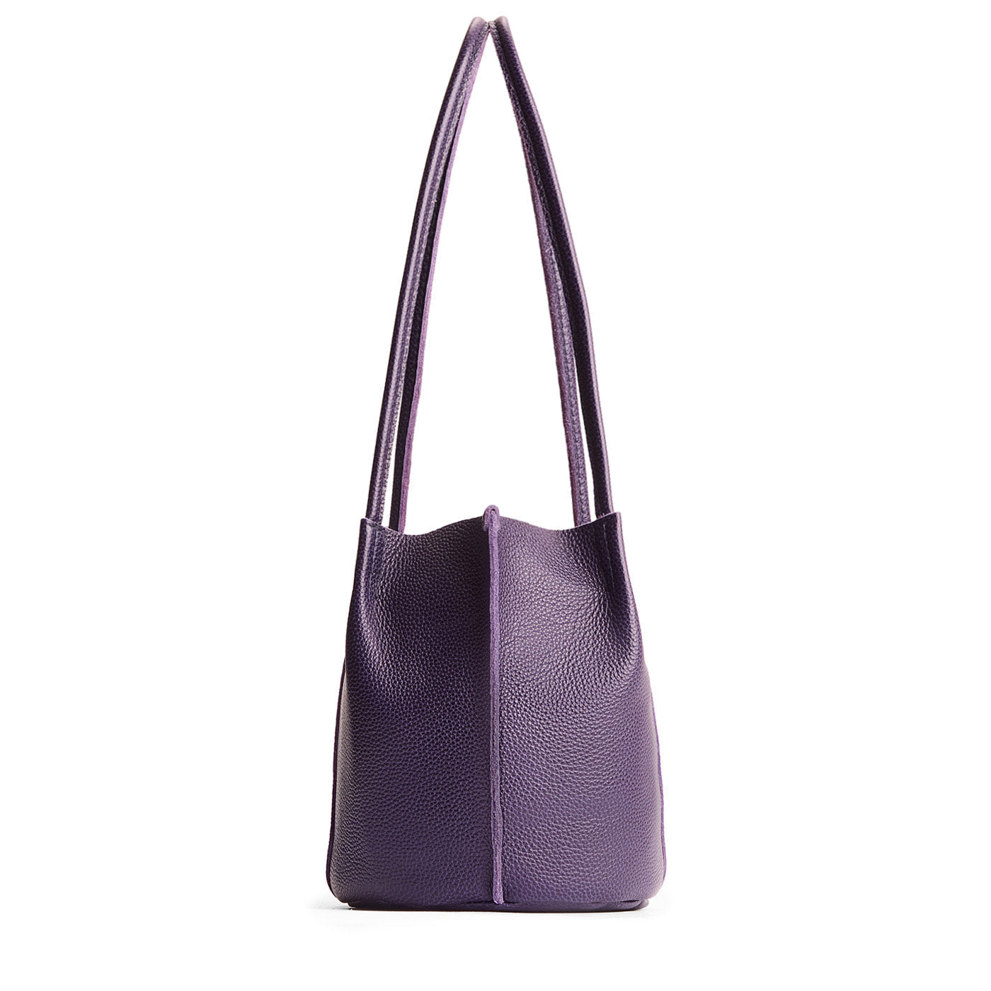 Empire*Small | Petite bucket shaped tote bag with matching leather handles