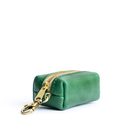 All Color: Cowboy Mint | Leather small keychain pouch