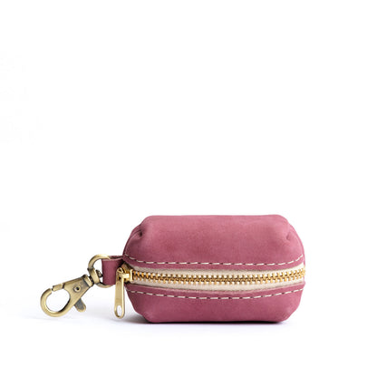 All Color: Foxglove | Leather small keychain pouch