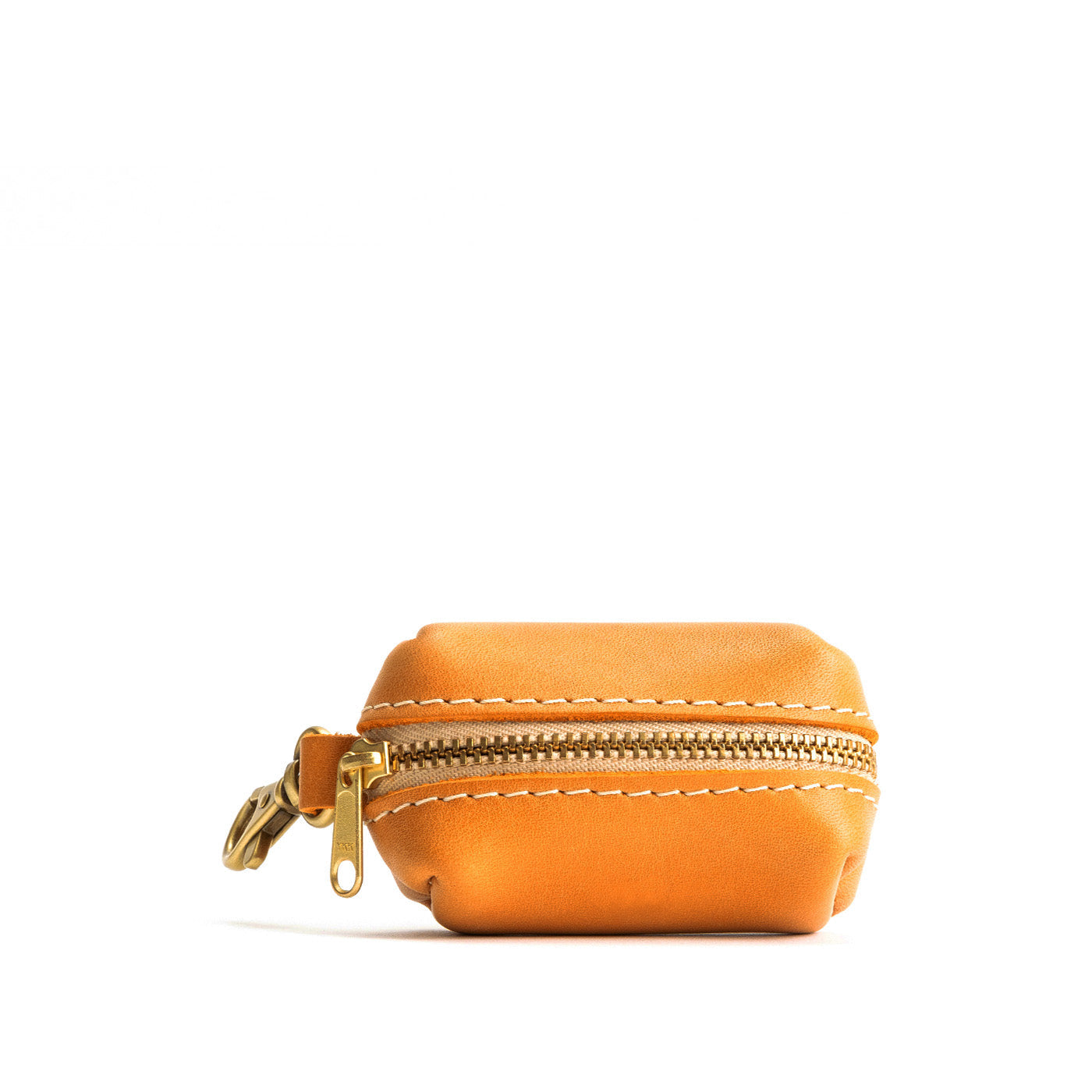 All Color: Sunflower | Leather small keychain pouch