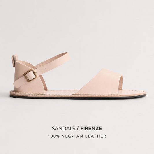 Crema | Leather Sandals with buckle