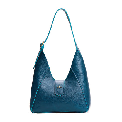 Caspian | Structured hobo shoulder bag with adjustable strap and magnetic closure