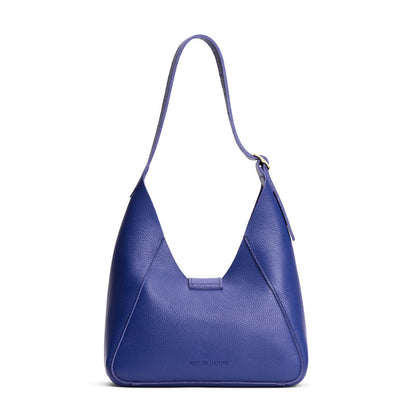 Molino Blue | Structured hobo shoulder bag with adjustable strap and magnetic closure