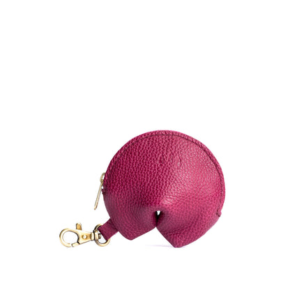 Cosmo | Leather fortune cookie shaped keychain pouch
