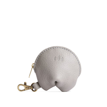 Nimbus | Leather fortune cookie shaped keychain pouch