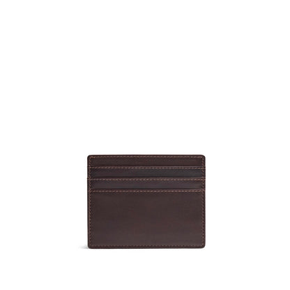 Trailstone*Deluxe | Leather card holder on white background