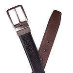All Variants | Detail shot showing both sides of the reversible belt
