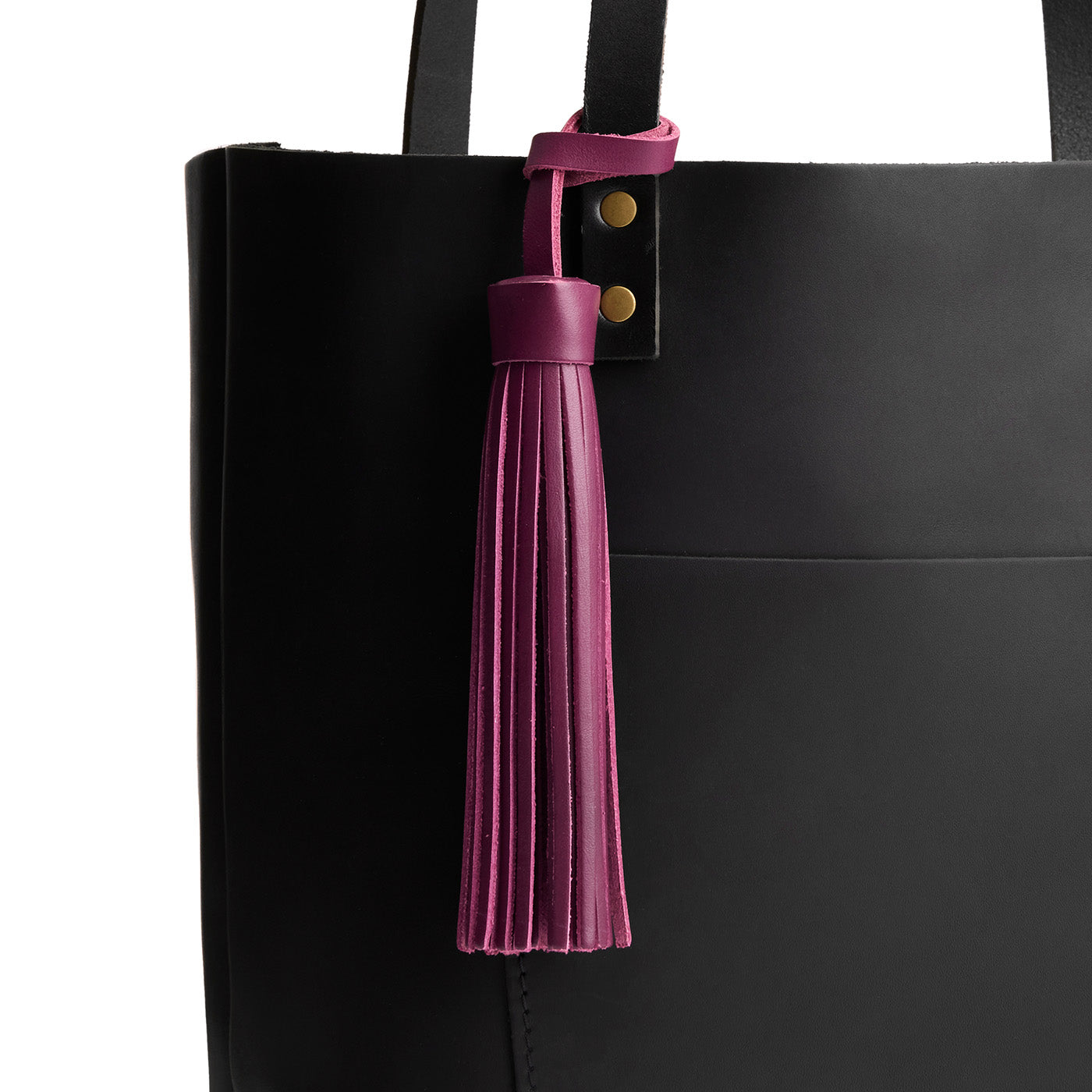 Lollipop*Jumbo | Fringed leather tassel with leather loop