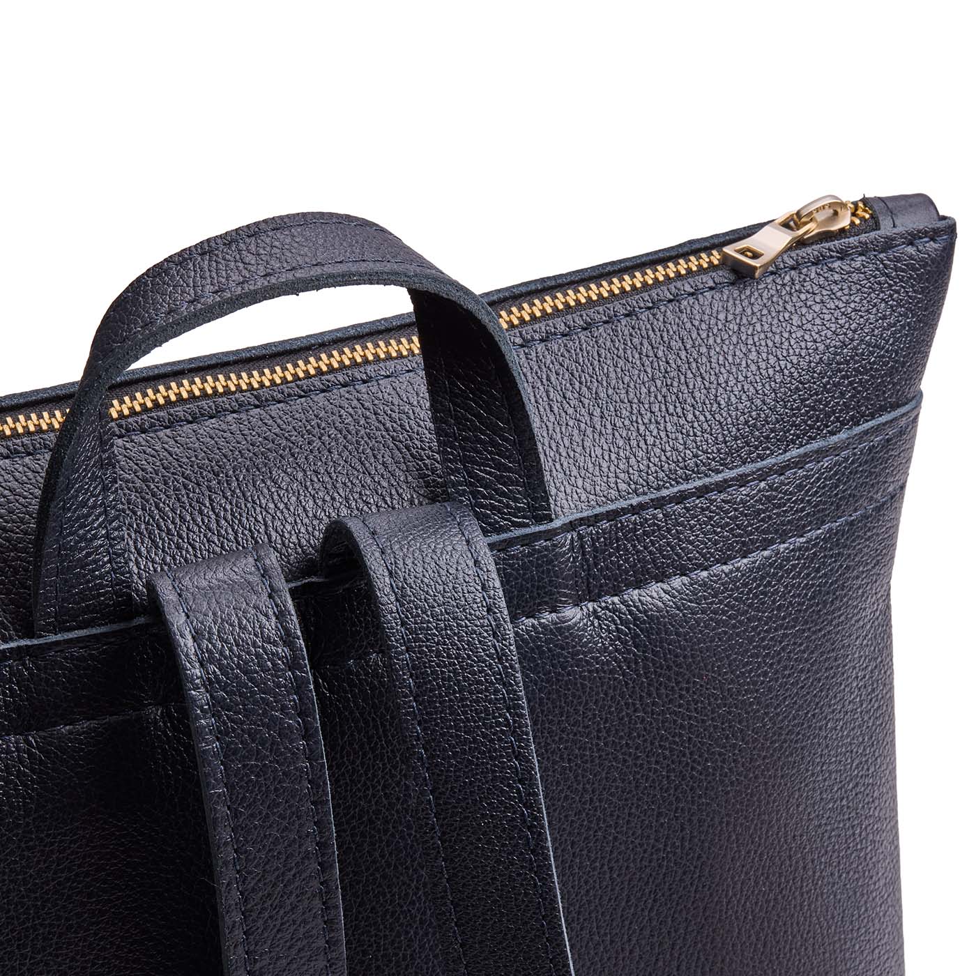 Night Owl | Rectangular slim leather backpack