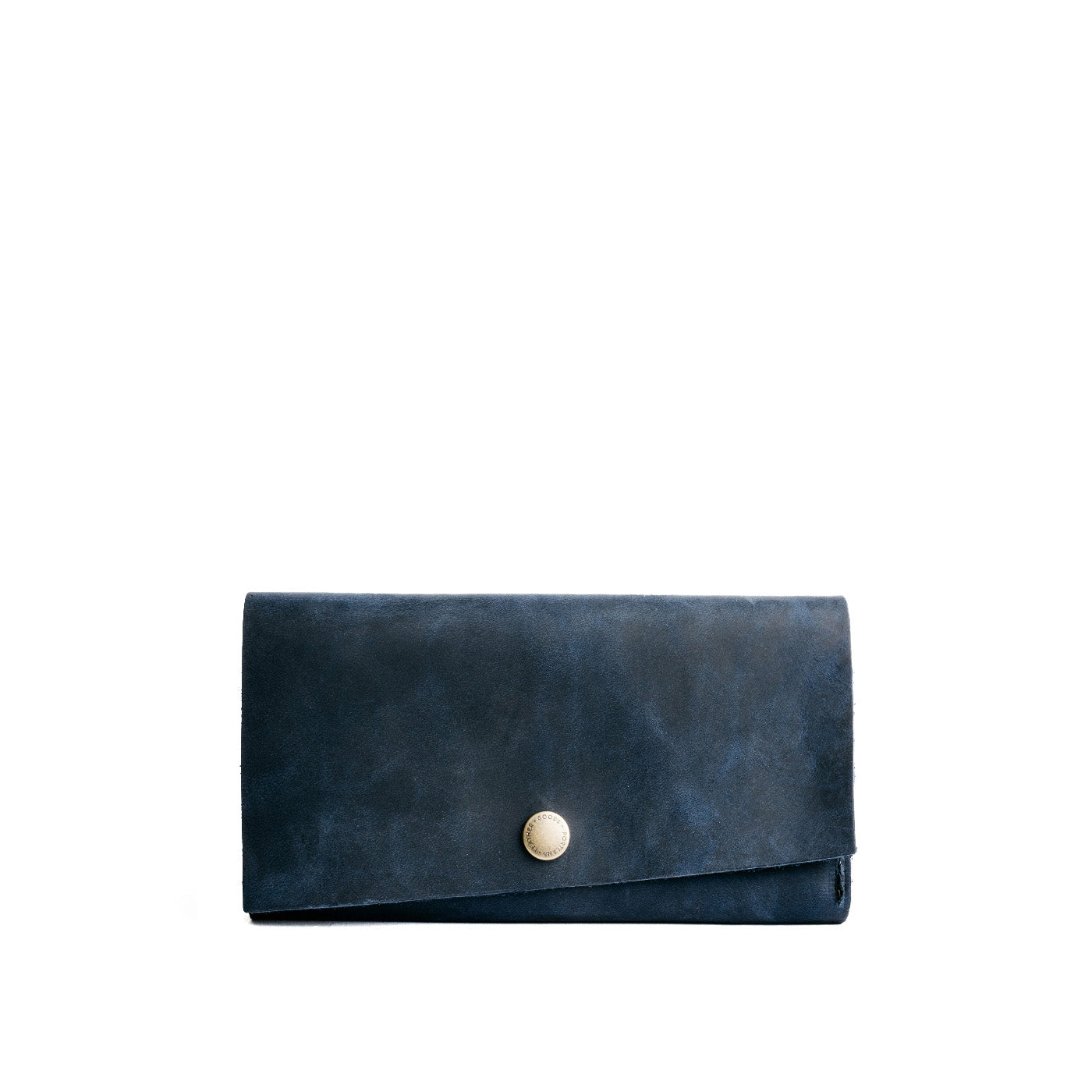 Deep Water | Leather wallet with snap closure