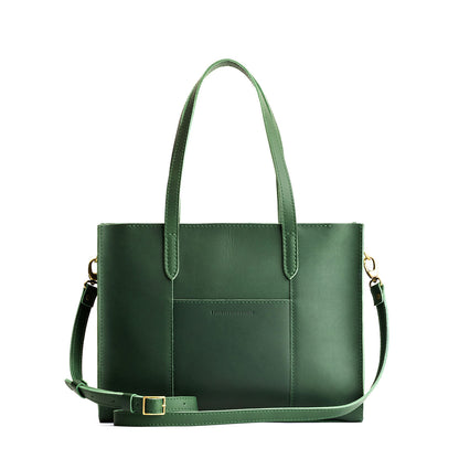 Aruba*East/West | Structured wide tote bag with overlapping panels and crossbody strap
