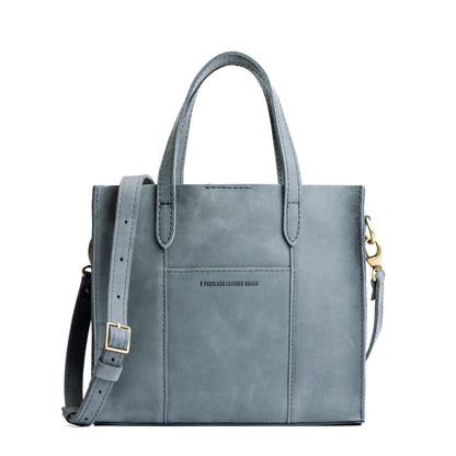 Storm | Structured mid-size tote bag with overlapping panels and crossbody strap