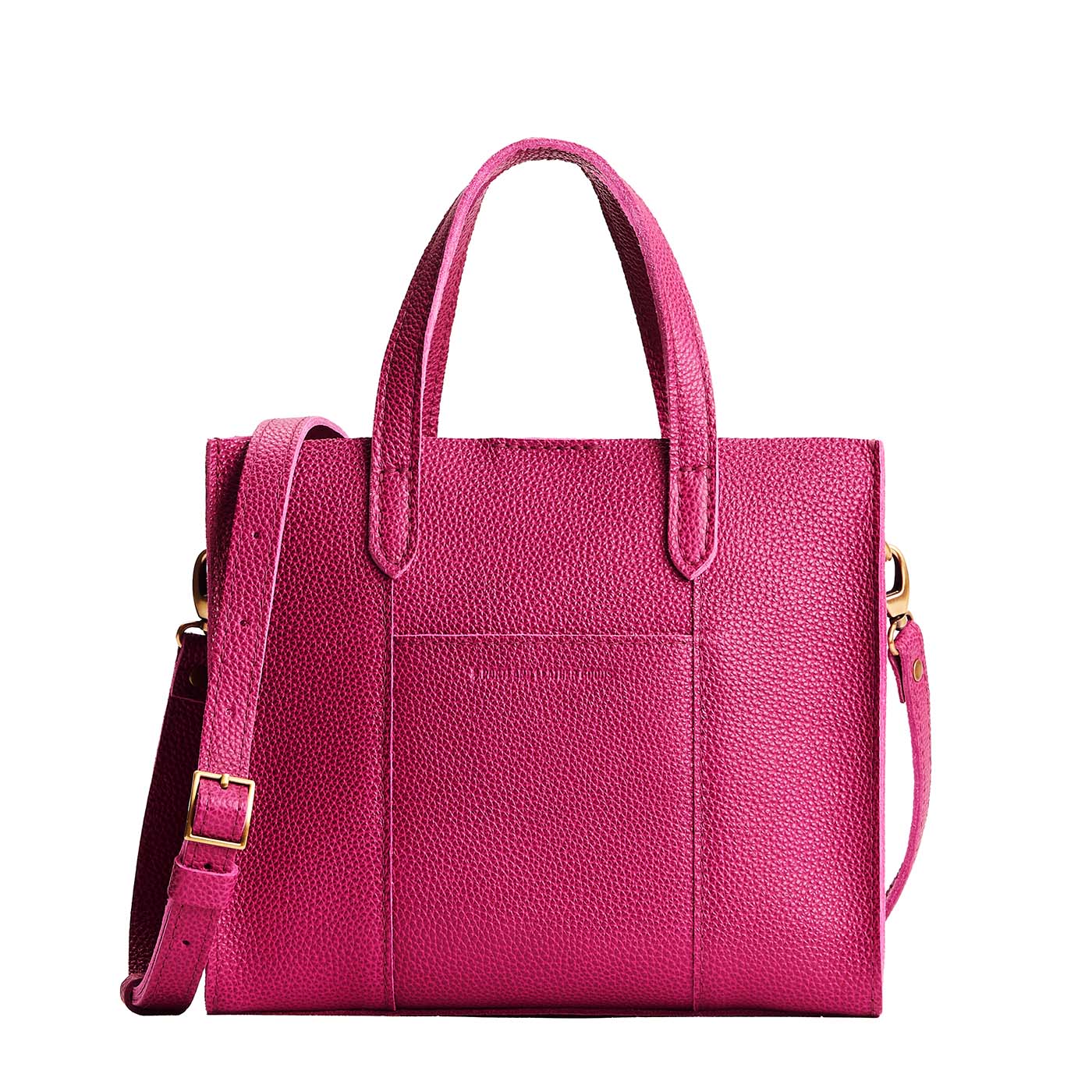 Cosmo*Classic | Structured mid-size tote bag with overlapping panels and crossbody strap