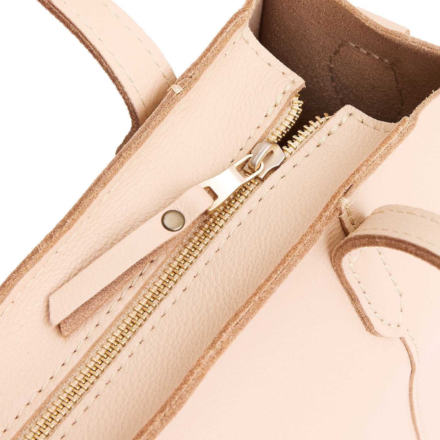 Moonflower*Zipper | Structured mid-size tote bag with overlapping panels and crossbody strap