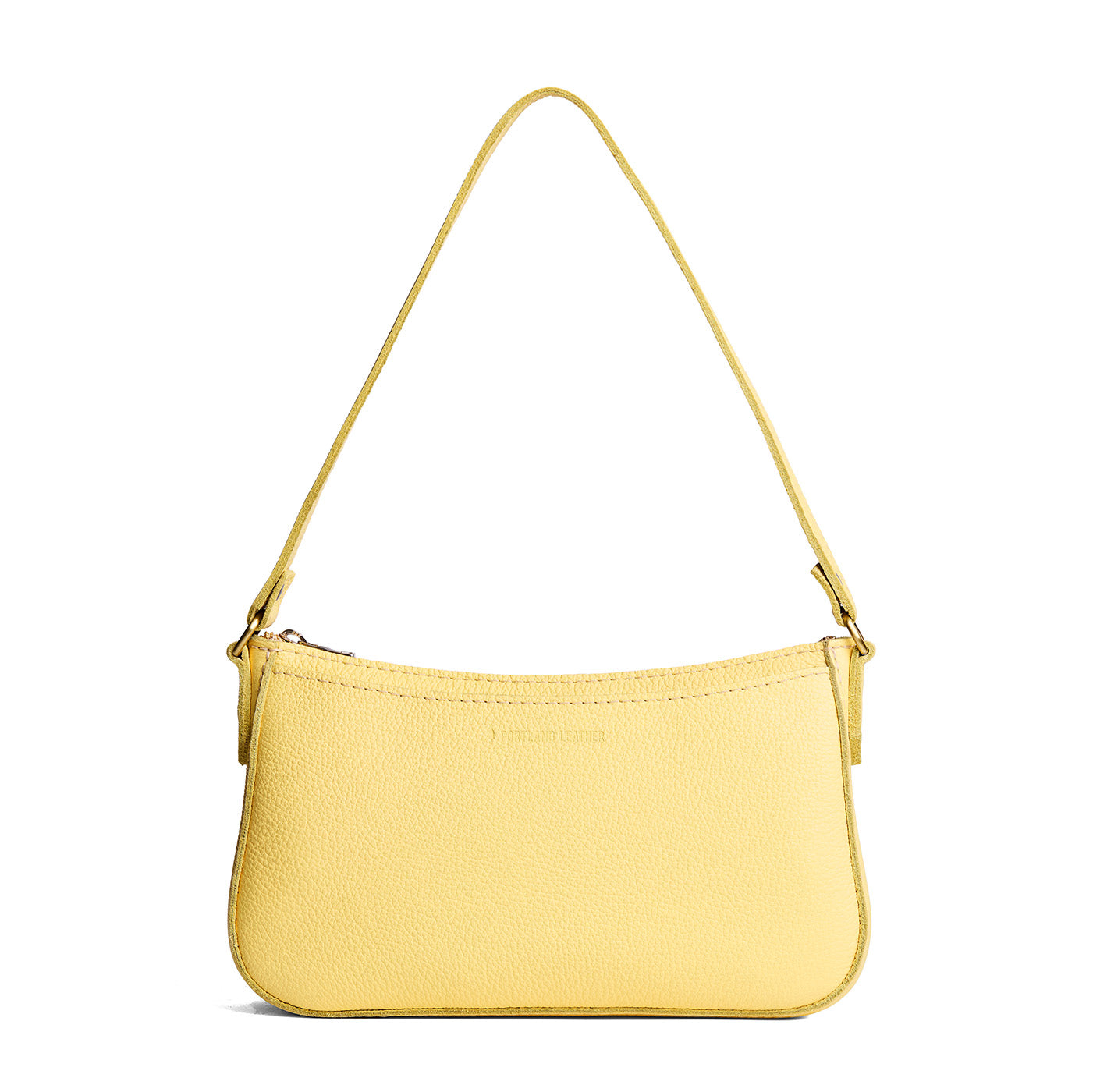 Butter Bliss*Small | Petite bean shaped shoulder bag with a zipper closure