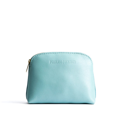 Cabo*Classic | Compact leather pouch with top zipper