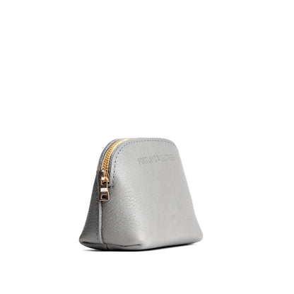 Nimbus*Mini | Compact leather pouch with top zipper