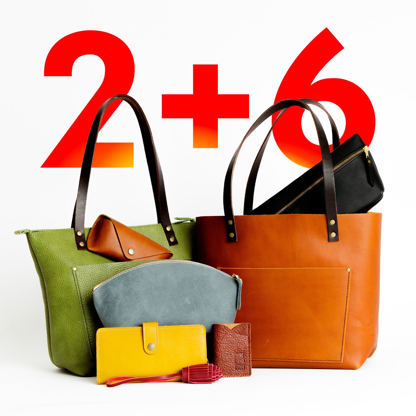 Tote Mystery Box with 2 totes and 6 small goods