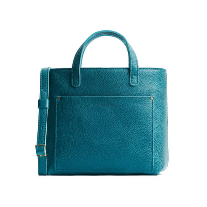 Aquarius*Zipper | Midsize crossbody tote with handles and a pocket