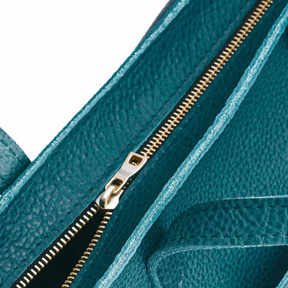 Aquarius*Zipper | Midsize crossbody tote with handles and a pocket