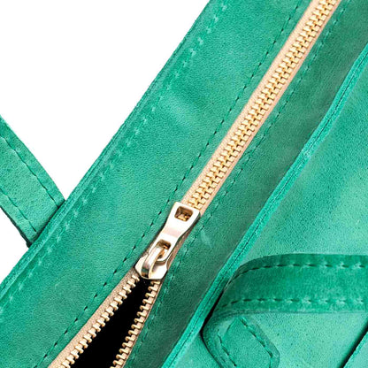 Reef*Zipper | Midsize crossbody tote with handles and a pocket