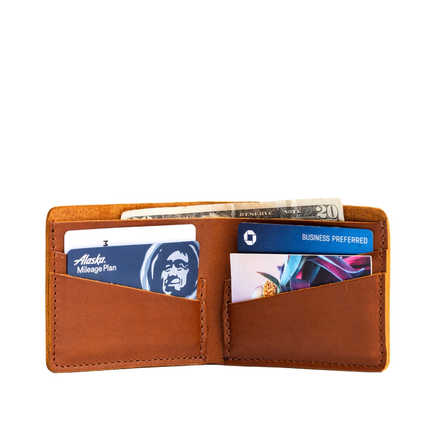 Honey | Leather bifold wallet with card slots