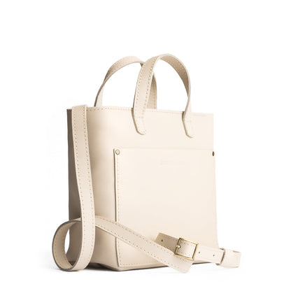 Bone*Zipper | Crossbody tote bag with zipper closure and front pocket