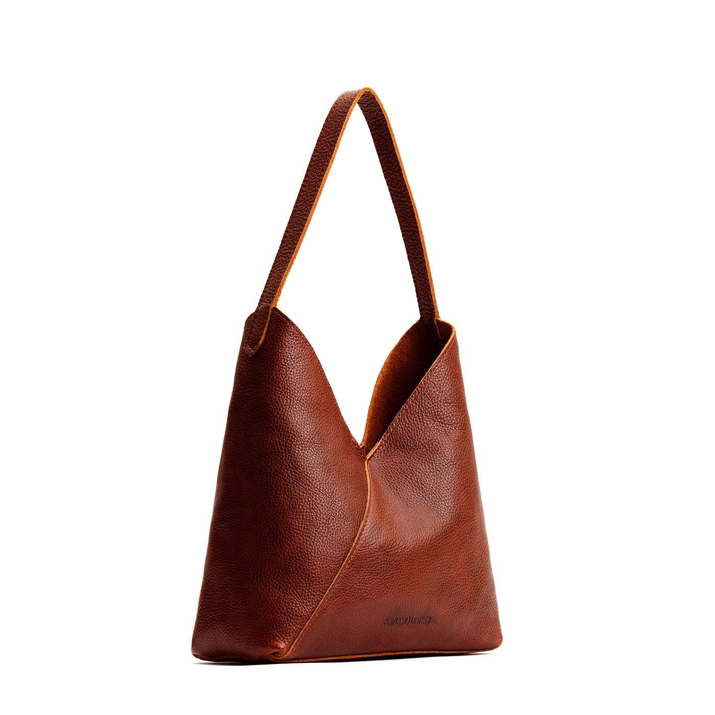 Nutmeg*Large | Mid-size shoulder bag with magnetic snap closure