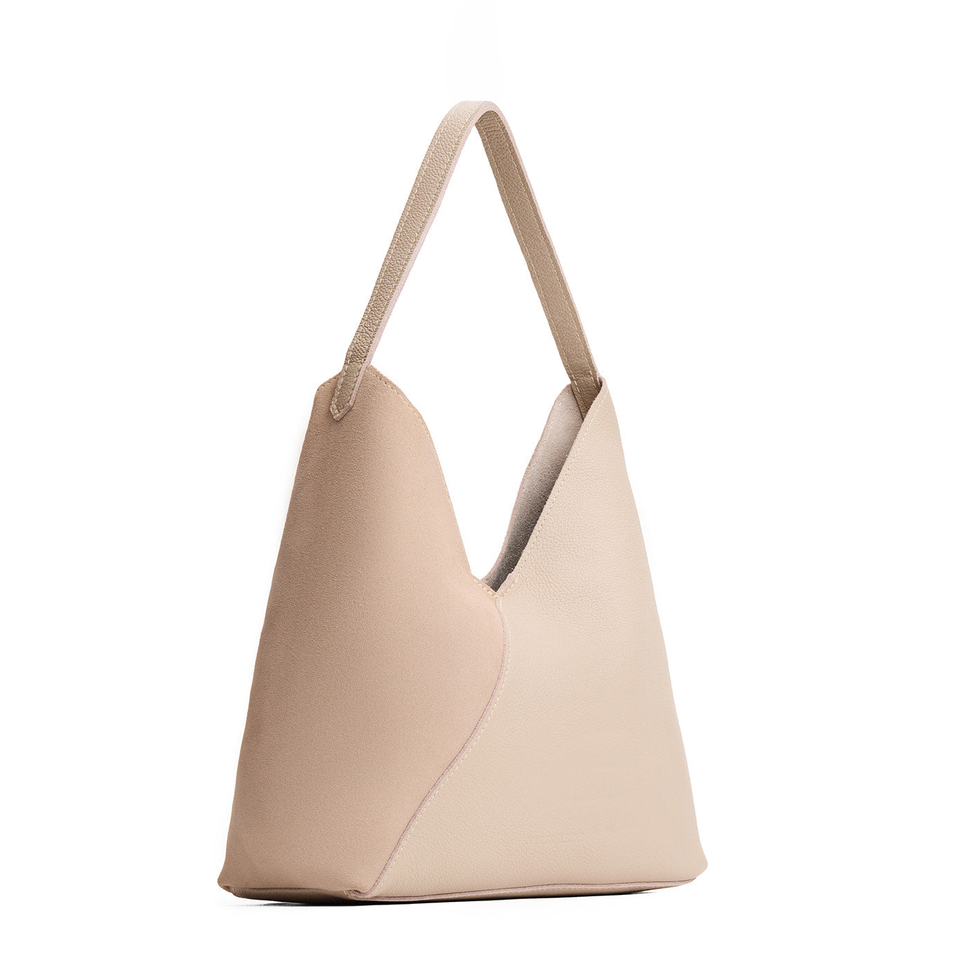 Toasted Oat*Oversized | Large shoulder bag with magnetic snap closure
