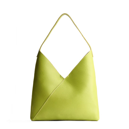 Wasabi*Oversized | Large shoulder bag with magnetic snap closure