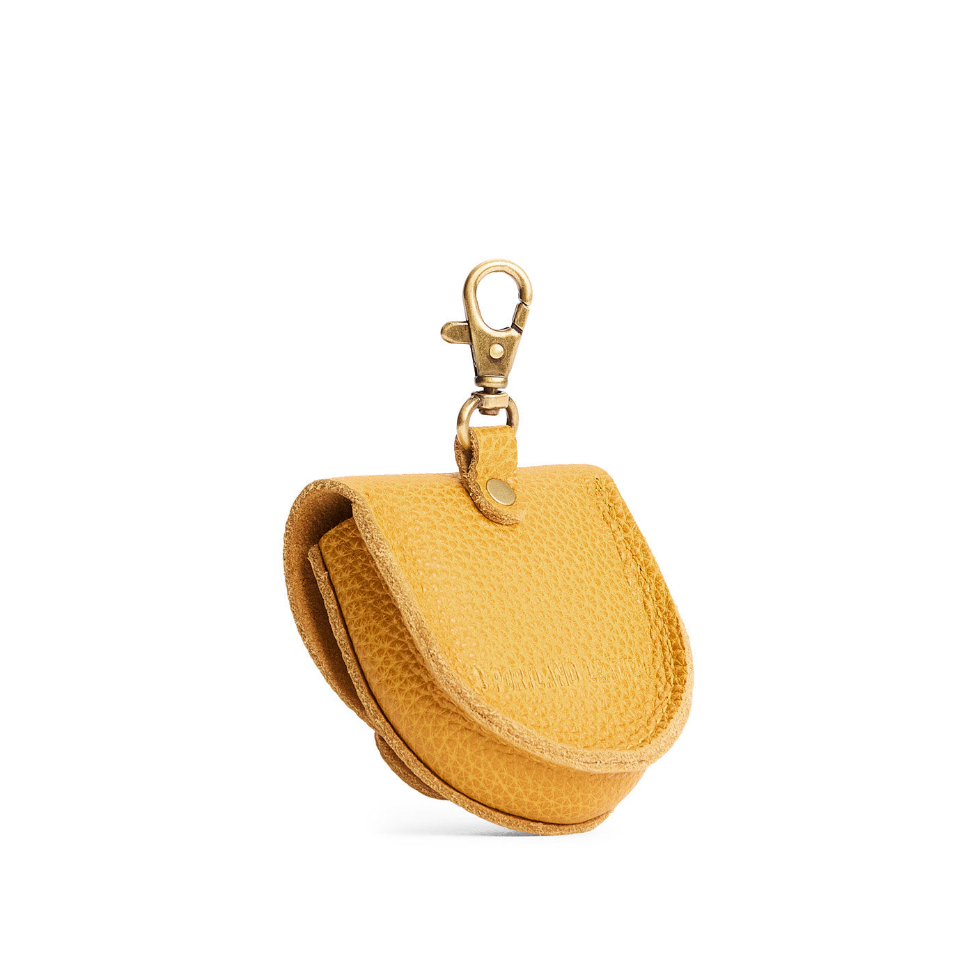 Sunshine | U shaped pouch with leather flower applique