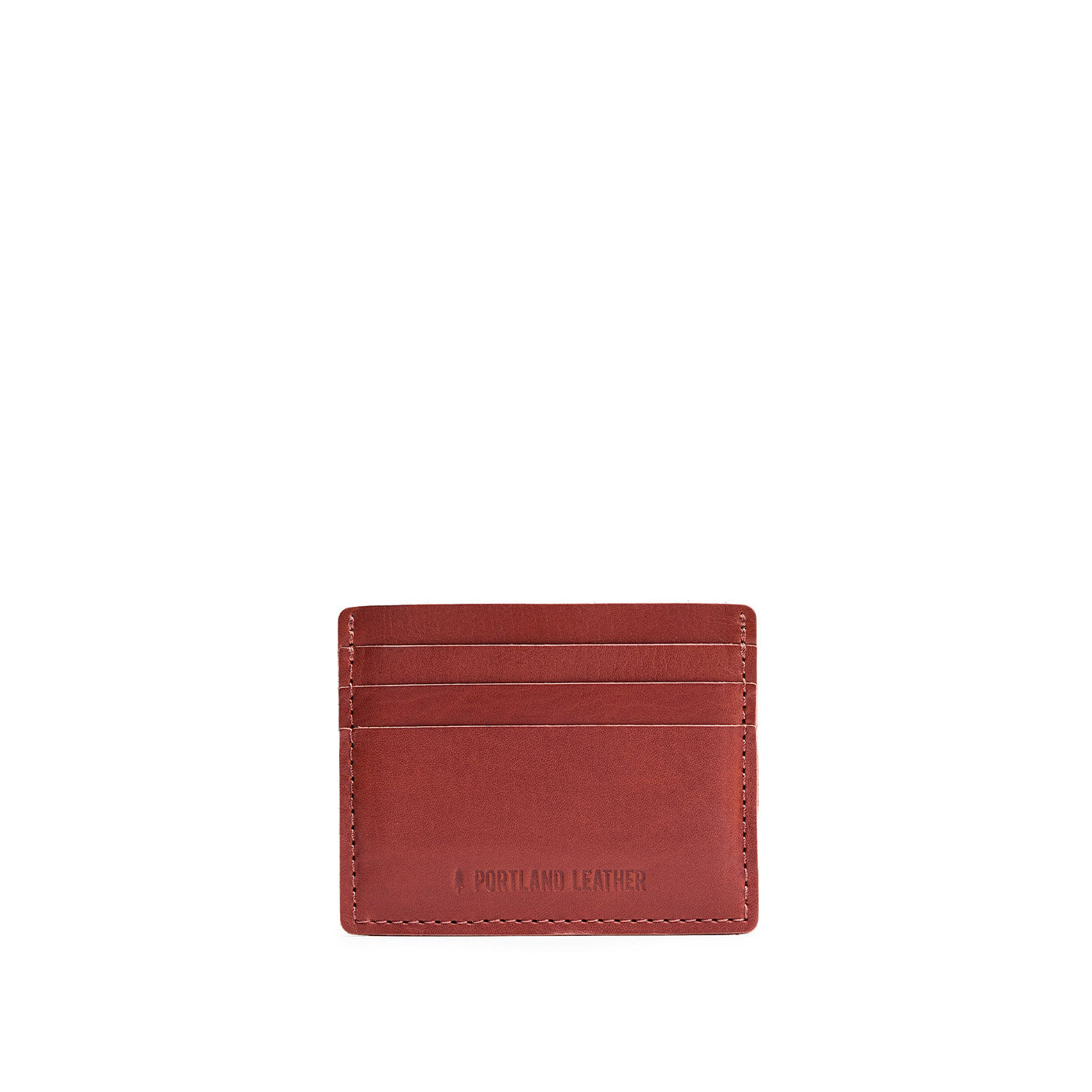Marrone | Slim wallet with three card slots and a top slot