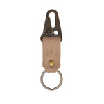 Stone*Short | leather logo branded keychain