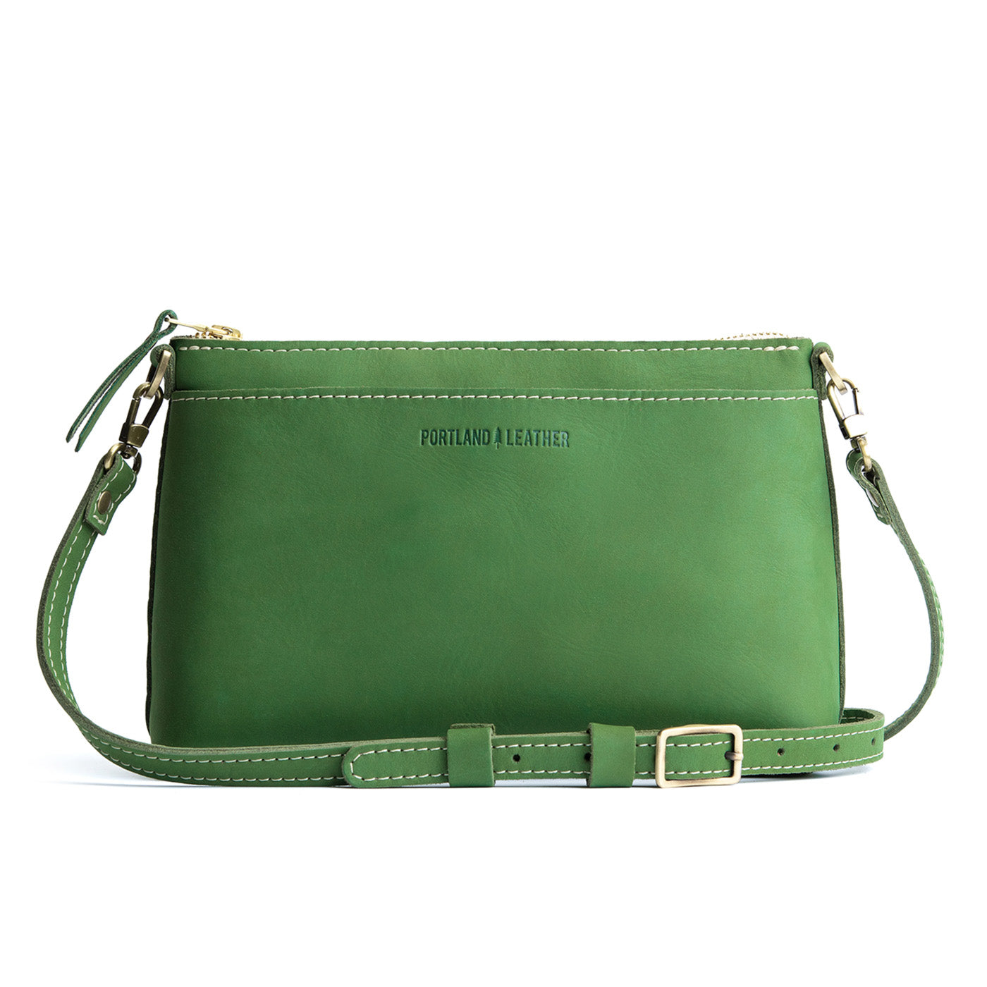 Succulent*Small | Zip top petite crossbody bag with detachable strap