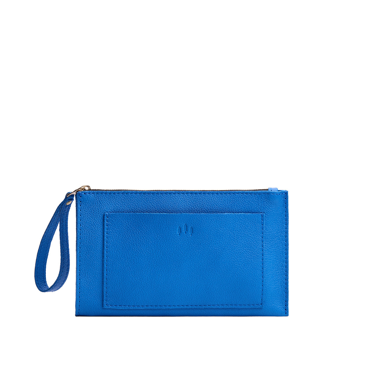 Skydive*Large | Wristlet pouch with front pocket and zipper closure